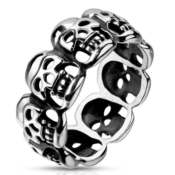 Hovedbilde The line of Skulls Ring
